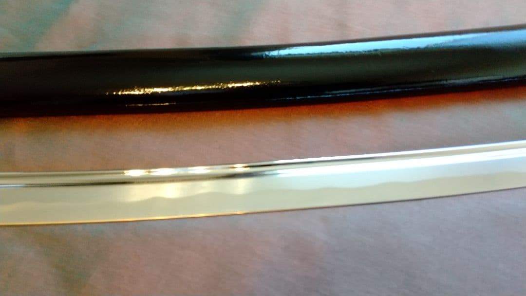 【樋入り互の目刃紋】模造刀 舞踊 模擬刀 拵え 喰出し鍔 刀剣 日本刀 刀