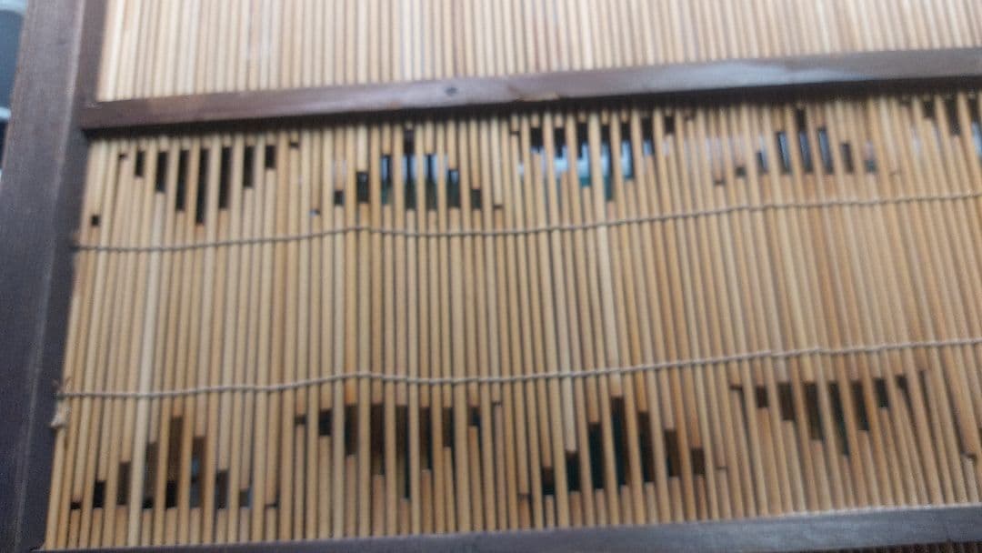 ☆骨董品 木製 透かし 折りたたみ式 屏風 1 古民具