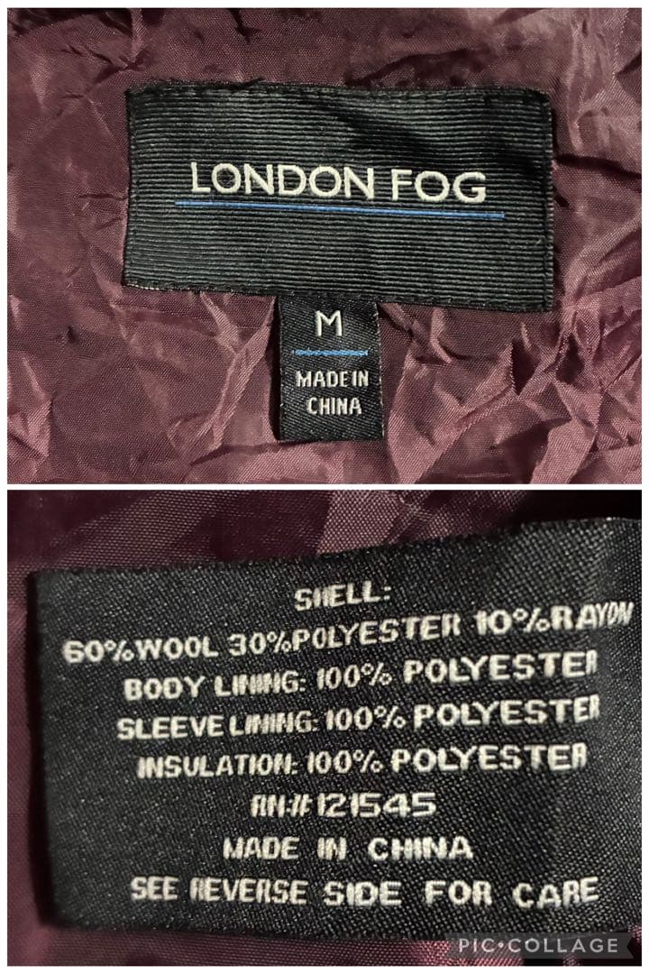 00s London Fog ウールジャケットM短丈古着 レーヨン混 - メルカリ