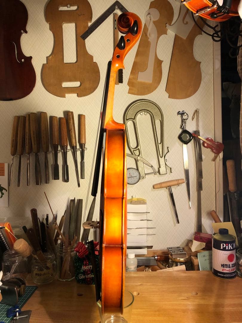 【駒&魂柱新調済】Suzuki分数バイオリンNo280 3/4 1980