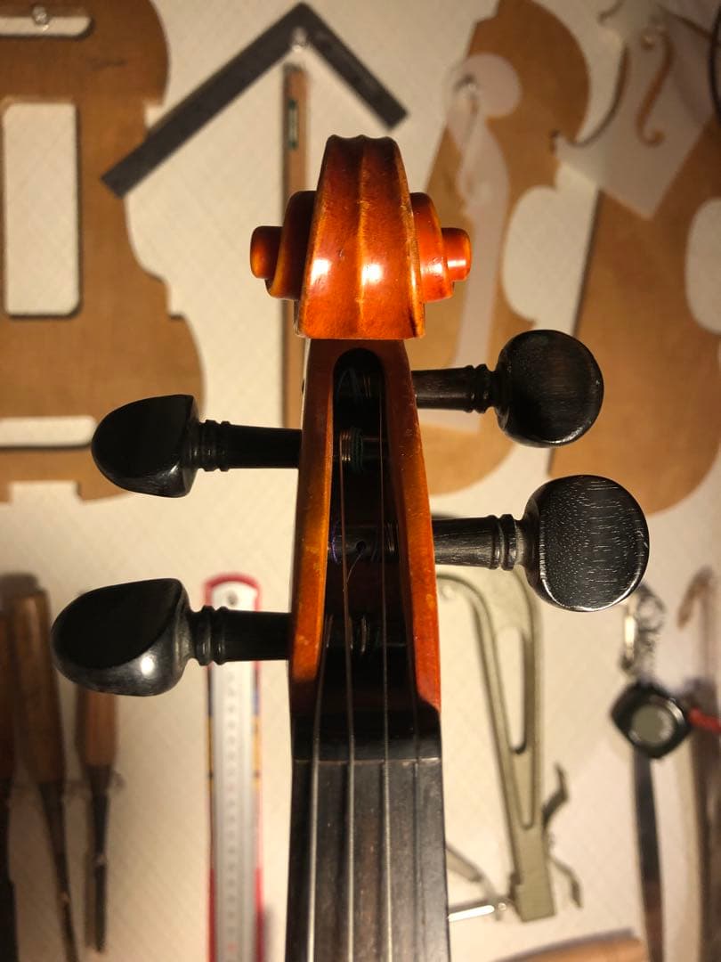 【駒&魂柱新調済】Suzuki分数バイオリンNo280 3/4 1980