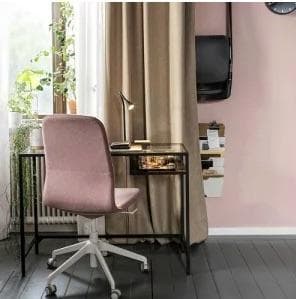 【開封のみ未使用】IKEA ヴィットショー ラップトップテーブル デスク　ガラス