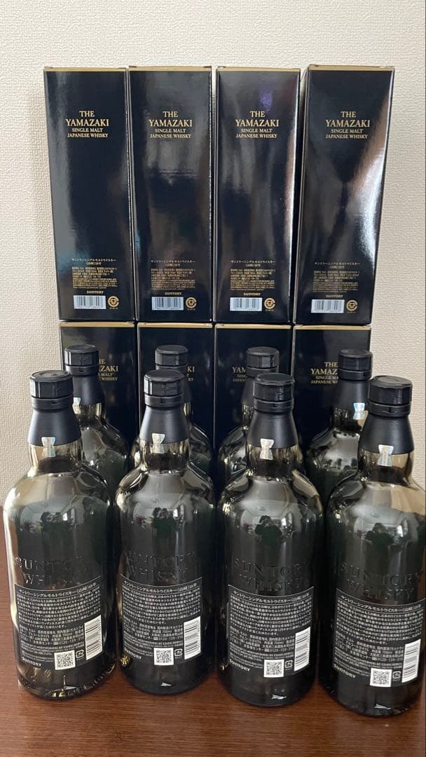 山崎 18年 空箱8.空瓶8 山崎18年 空瓶1.空