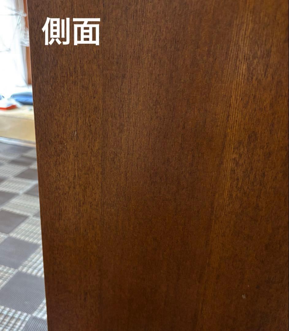 茶箪笥 茶棚 水箪笥 昭和レトロ 飾り棚 ケヤキ 漆塗り 2段重ね