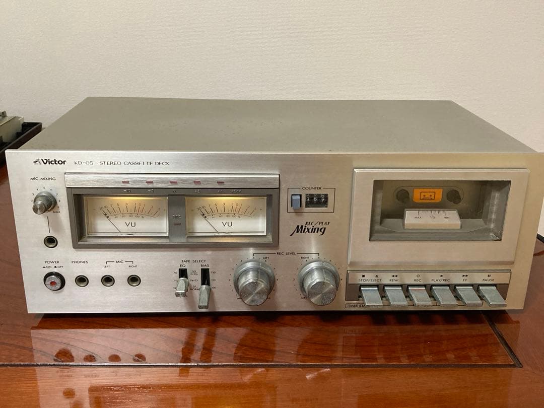 レトロな逸品】Victor KD-05 カセットデッキ