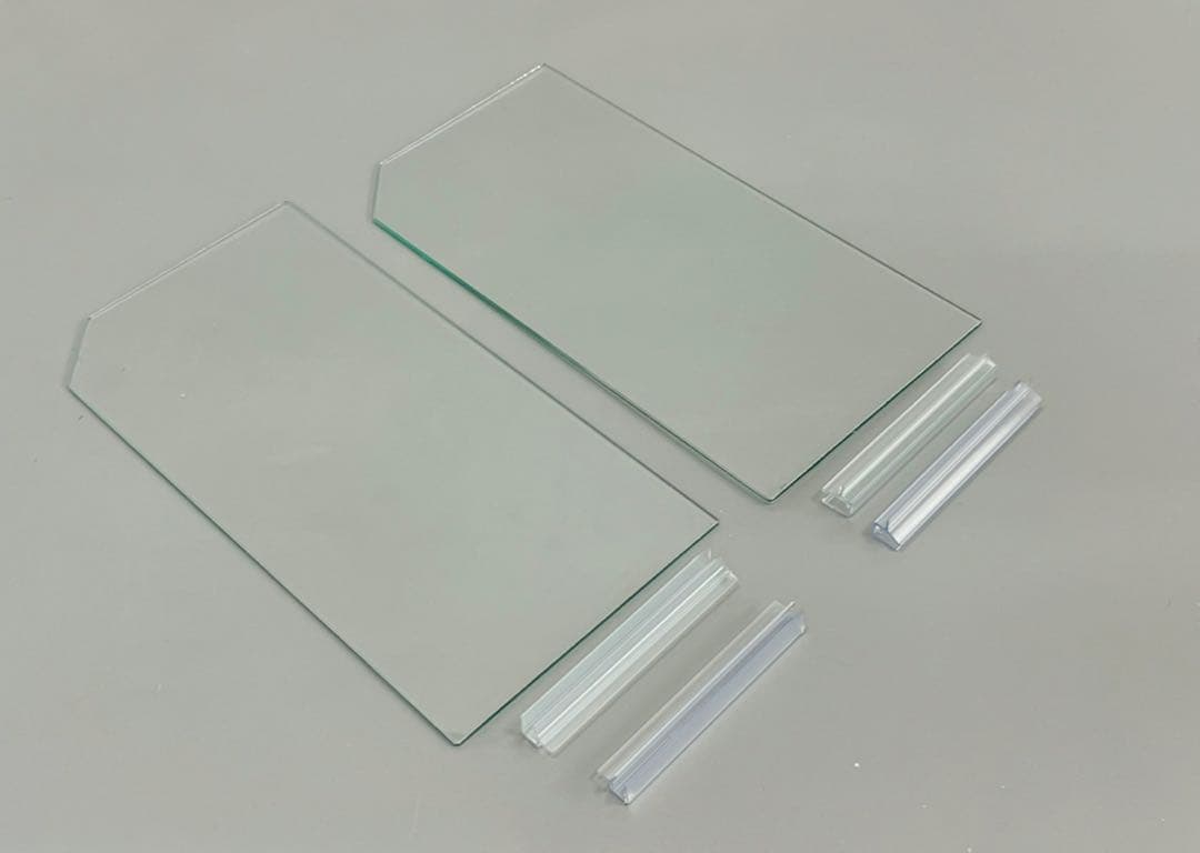 600×450x450x㎜オールガラスオーバーフロー水槽セット ブラックシリコン