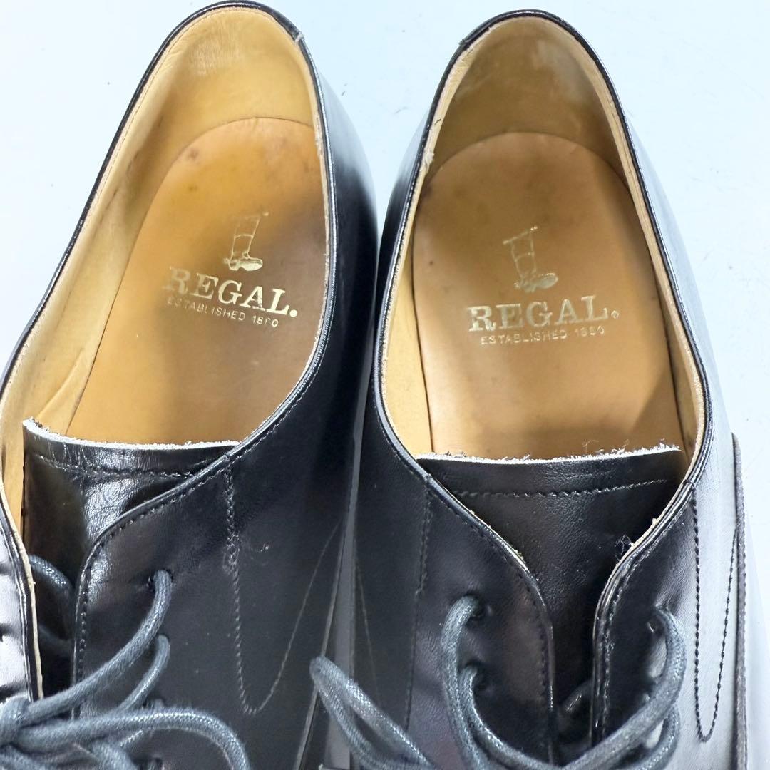 【極美品】REGAL リーガル〈2794〉ストレートチップ（26）革靴　黒