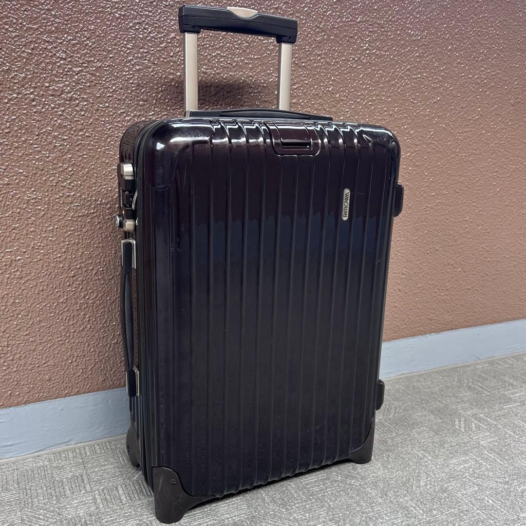 良品 リモワ サルサデラックス 33L 機内持ち込み 2輪 TSAロック 茶色 良品 リモワ サルサデラックス 33L 機内持ち込み 2輪 TSAロッ