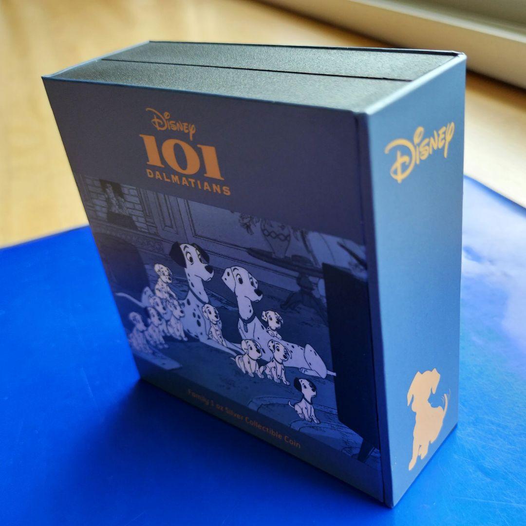101匹わんちゃん「ファミリー」2ドルカラー銀貨（2022年ニウエ