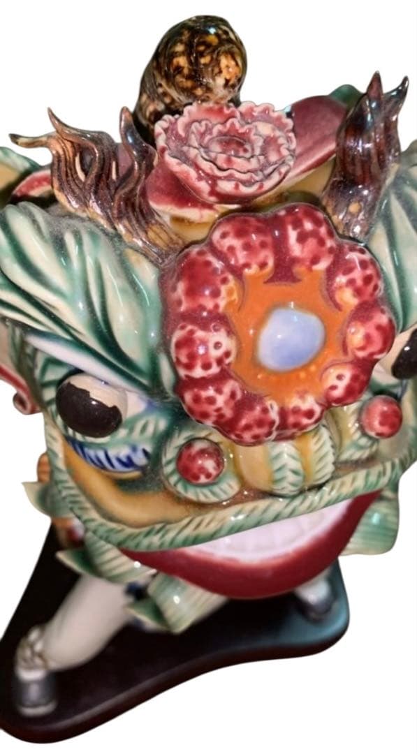 石湾窯 【黄飛鴻】獅子舞 ジャッキー・チェン 酔拳モデル 魔除け 幸運