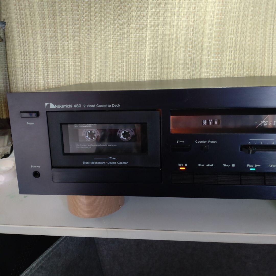 さらに値下げ ナカミチ カセットデッキ 480 ジャンク品 画像1部編集