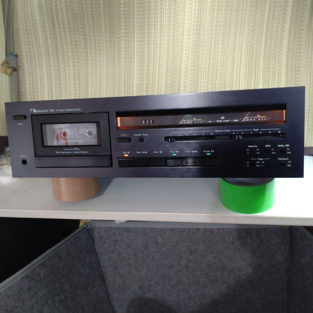 さらに値下げ ナカミチ カセットデッキ 480 ジャンク品 画像1部編集