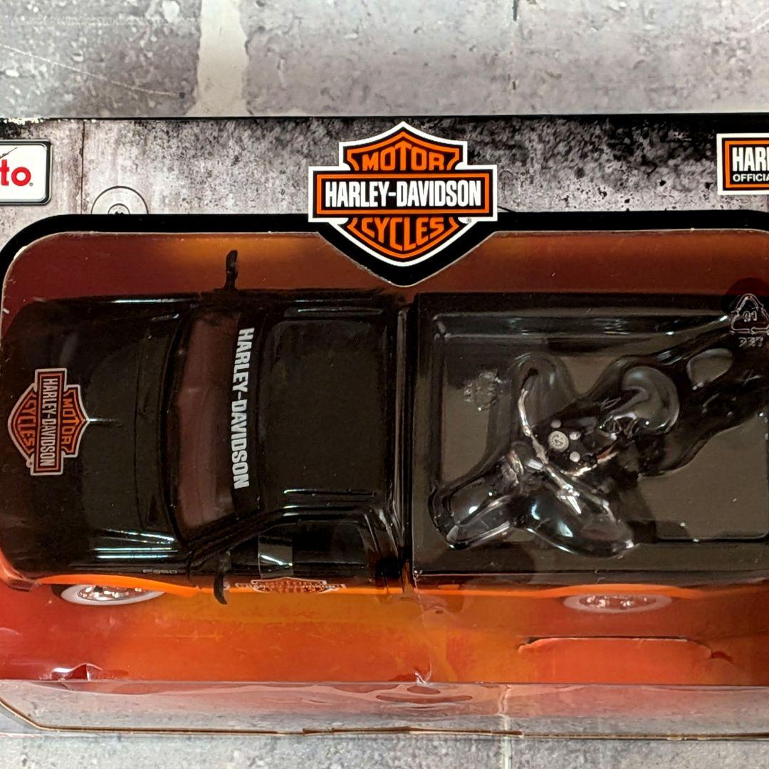 フォード Ｆ－350ピックアップ ハーレーカラー 1/27 ミニカー マイスト