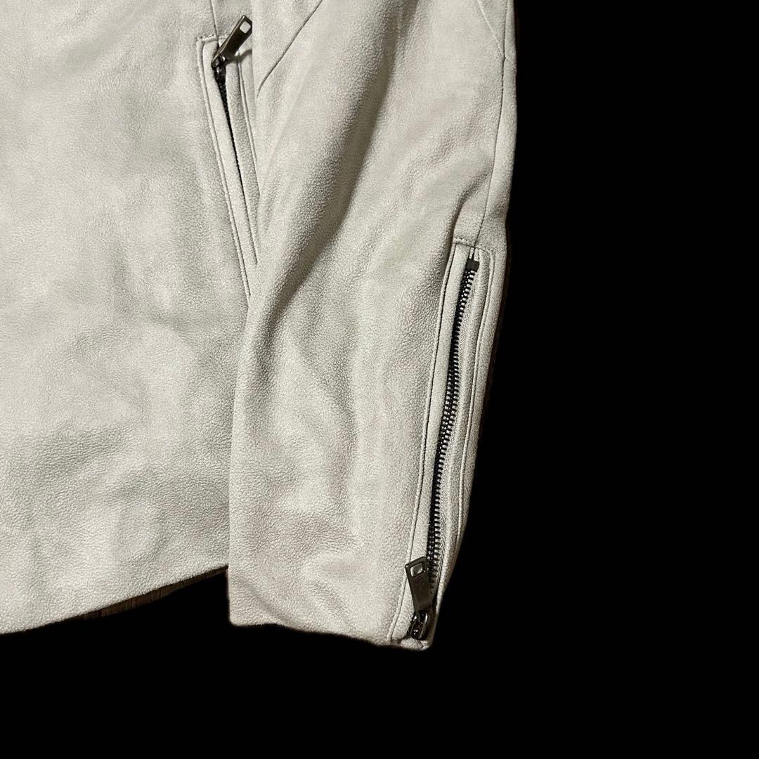 00s SCHLUSSEL High Neck Leather Jacket