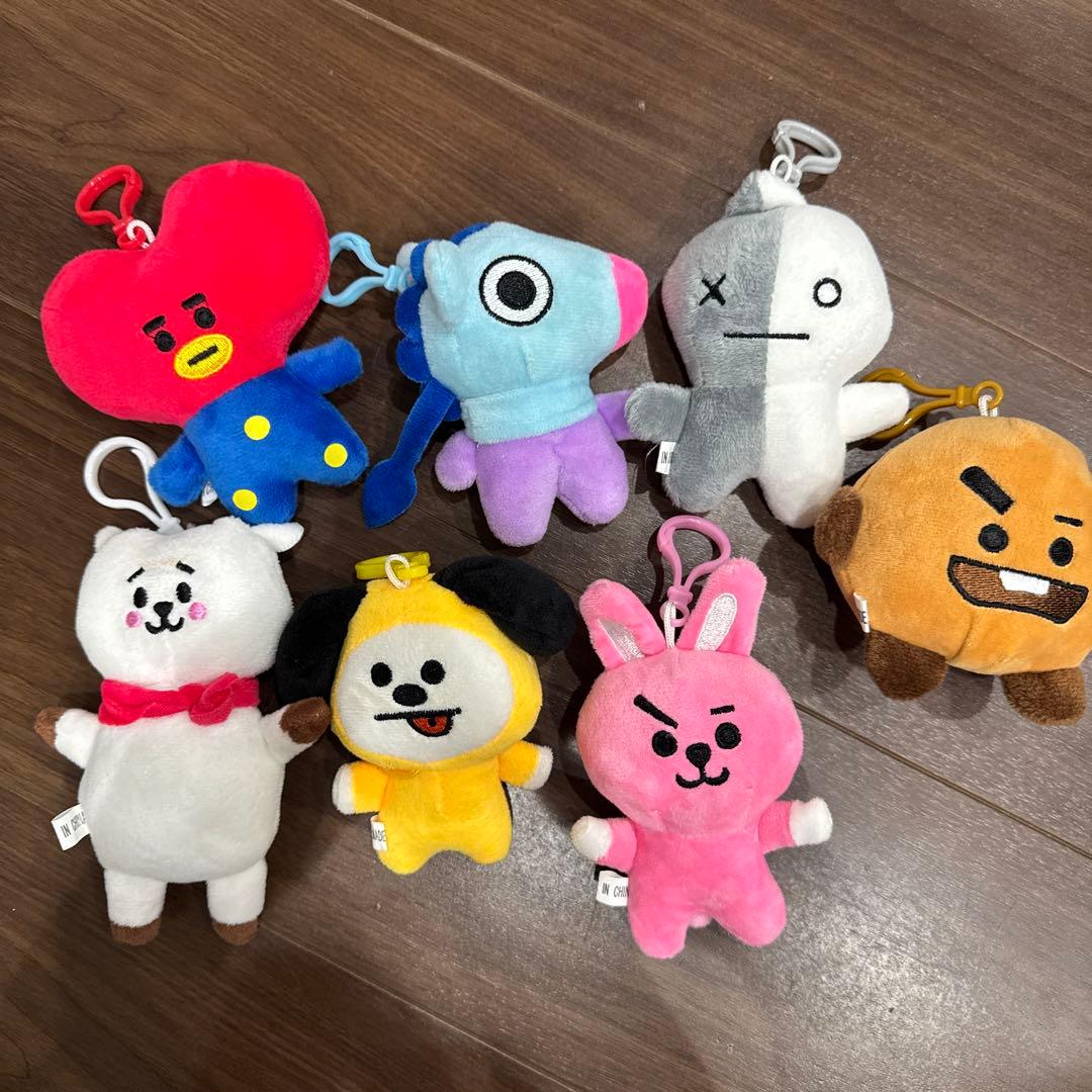 BTS BT21 ぬいぐるみ 7体セット BTS bt21ベアブリック7体セットと