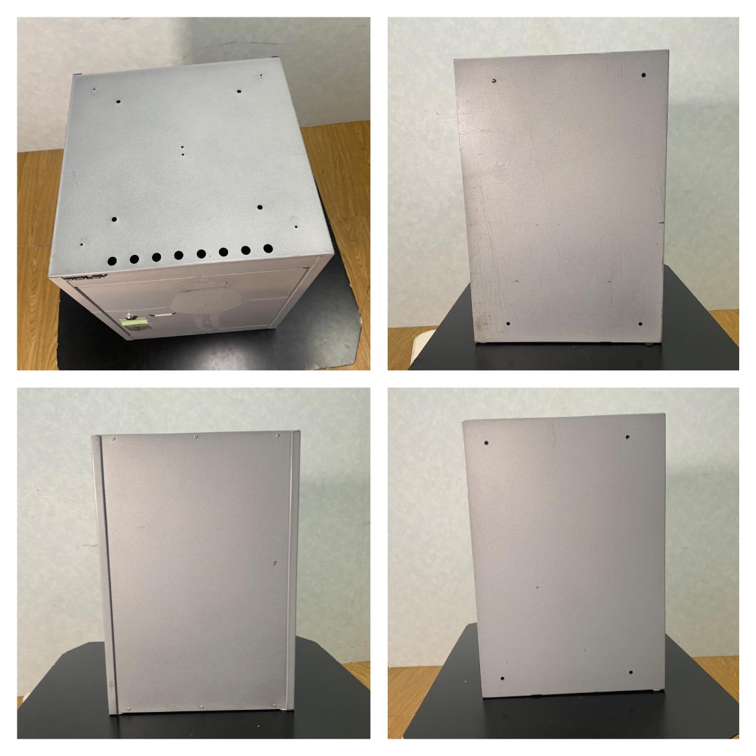 K☆1041 BISLEY ビスレー ロッカー BOX 1ドア シルバー 鍵付き