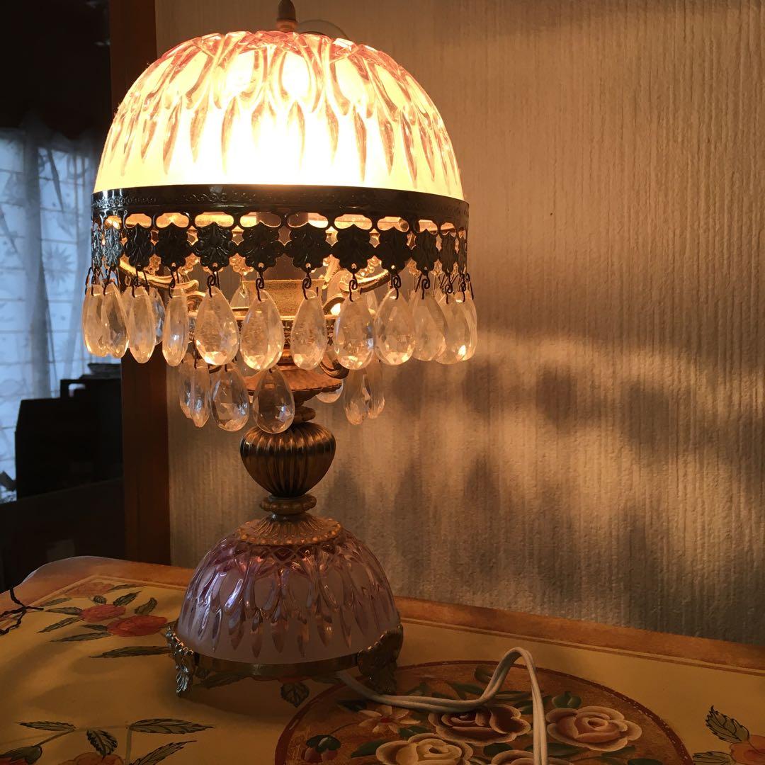 照明 ガラス フランス アンティーク 美術品