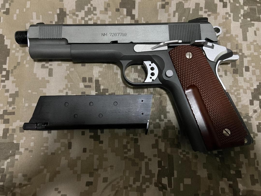 M1911A1 コルトガバメント スネークマッチ＋サイレンサー 箱あり