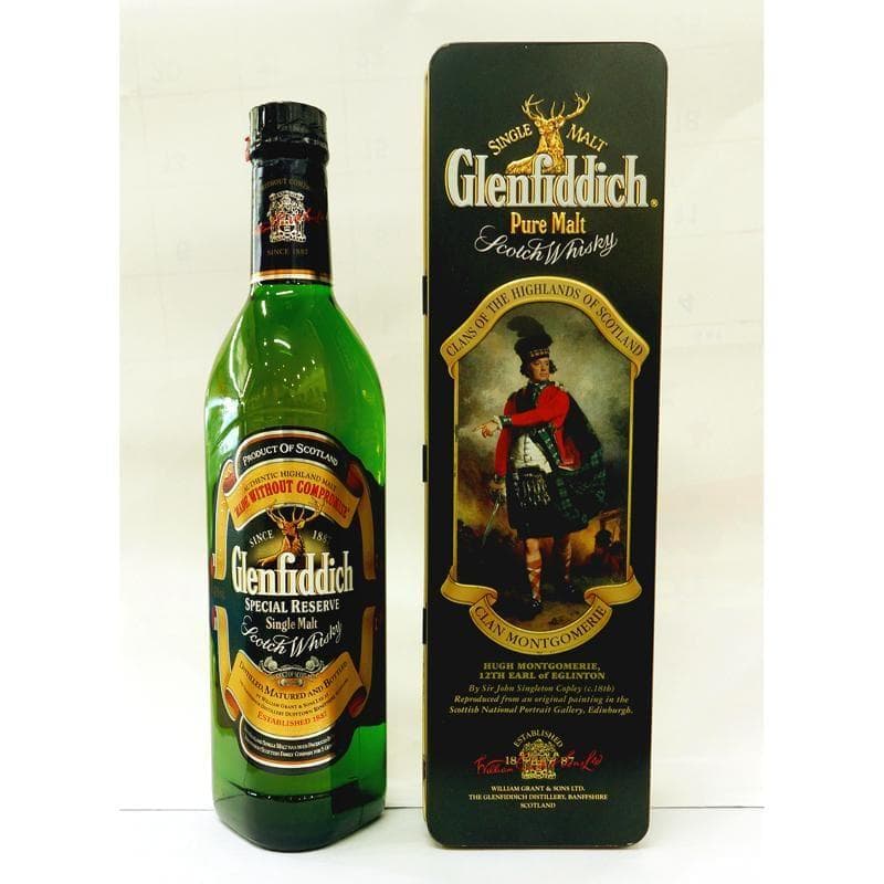 未開栓】グレンフィディック ピュアモルトウイスキー 750ml 缶【古酒】