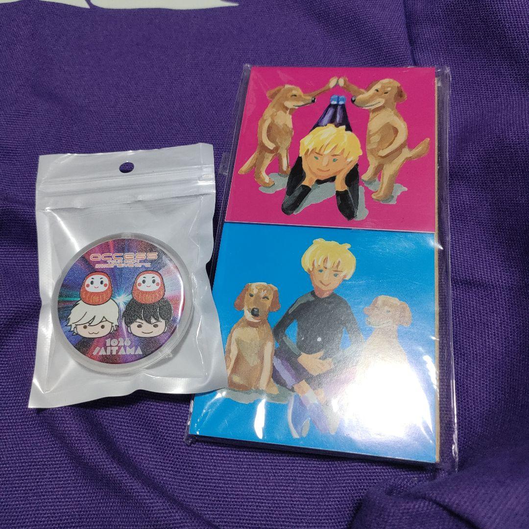 access　浅倉大介　貴水博之　グッズセット　サイン入りあり