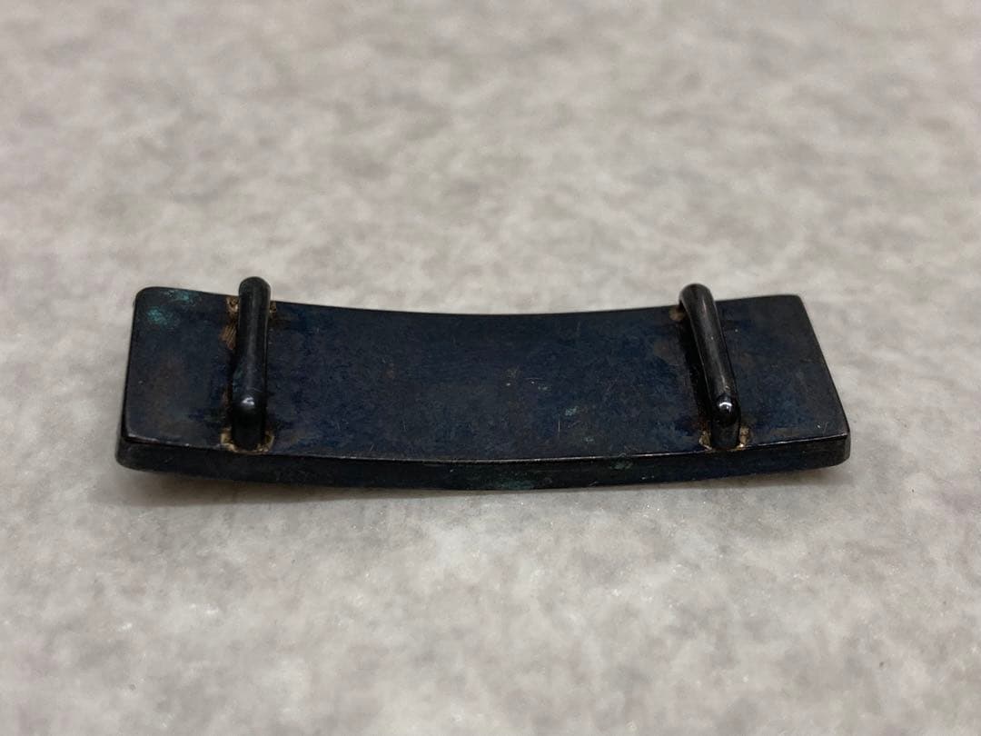 Z）時代物 当時物 金工 帯留 葉っぱ アンティーク　金細工 金属工芸