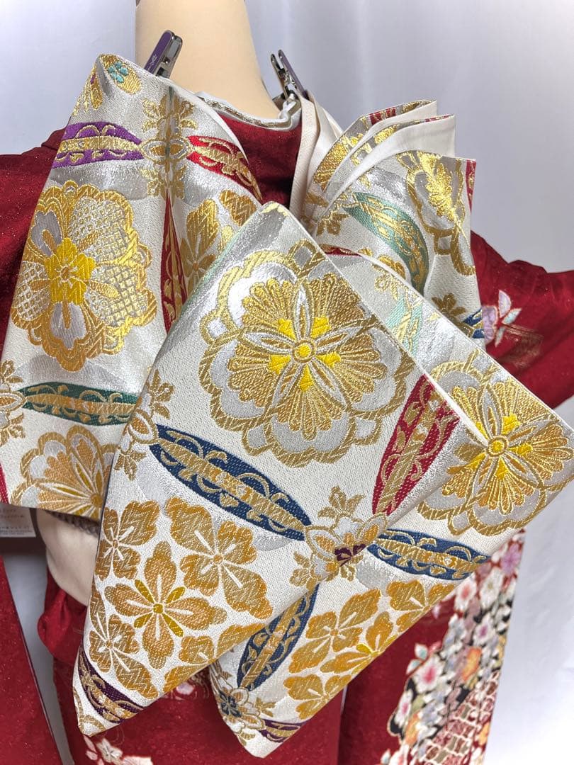 美おり】FR52163 振袖 高級 翠山工房 正絹 振袖フルセット 辻ヶ花文様