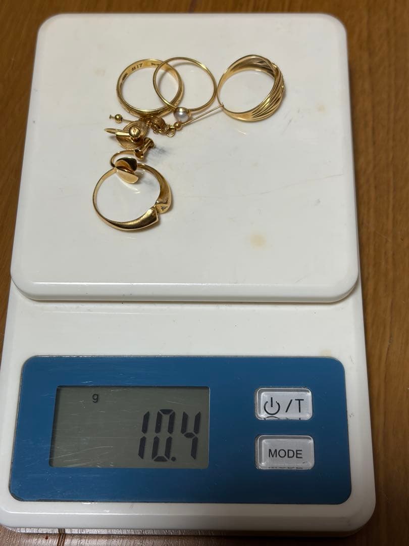 リング　K18 750 刻印　ホールマーク　レディース　ダイヤ　パール