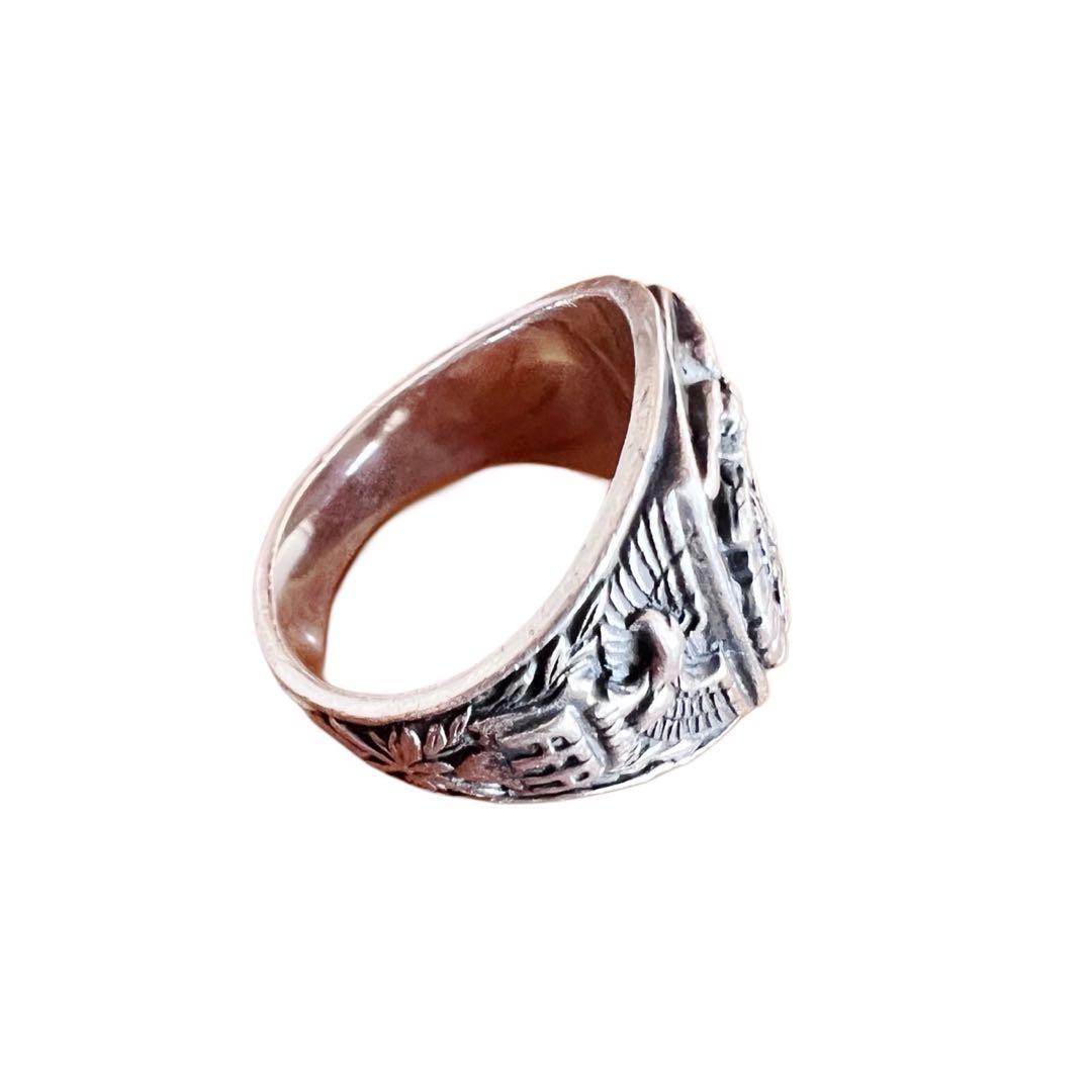 希少★Vintage ヴィンテージ カレッジリング silver925 刻印