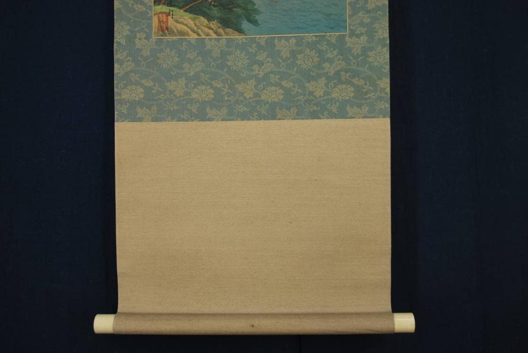 模写】池田遙邨/瀬戸春景図/掛軸☆宝船☆R‐546 J