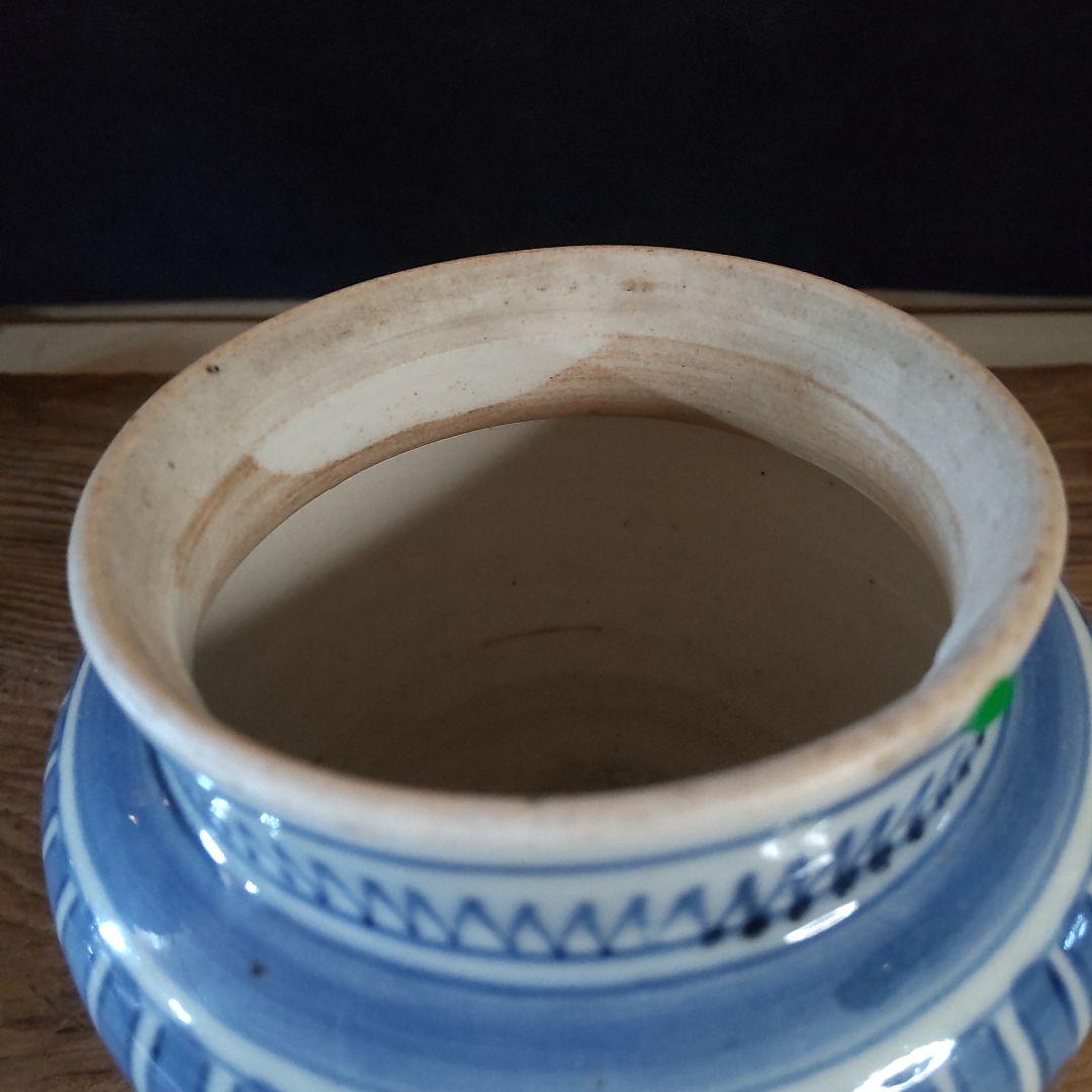 小壺藍九谷江戸時代1660〜70頃