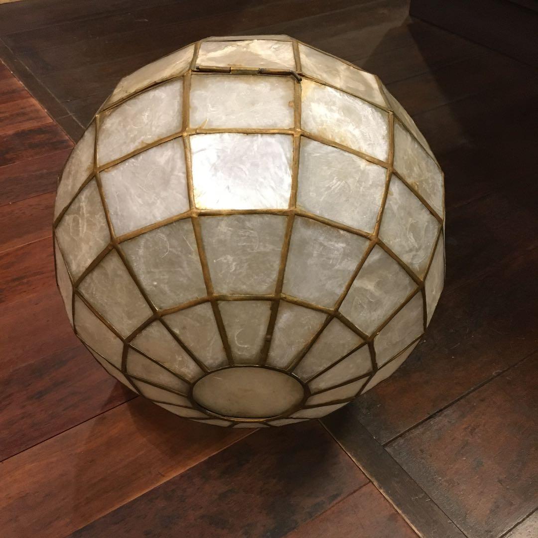 アンティーク ランプシェード 螺鈿 - メルカリ