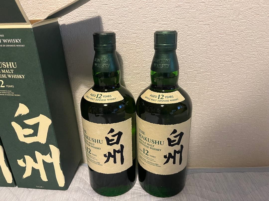 【早い者勝ち！！最終値引き！！】 サントリー白州12年　2本セット 早い者勝ち！！最終値引き！！】 サントリー白州12年 2本セット