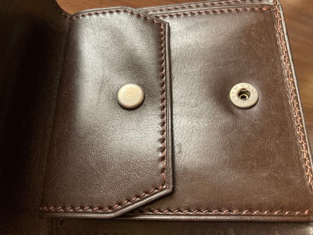 【美品】万双 クロコダイルミニ財布（小銭入付）＋専用クリーム付き