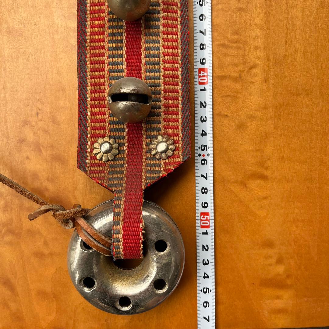 伝統工芸古民具 】馬鈴 （ドーナッツ型鈴×1・鈴×5） 約