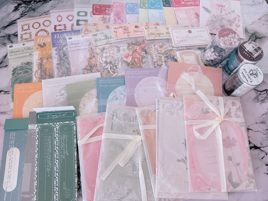 80サイズ】 コラージュ素材 紙モノ デザペ まとめ売り♡③