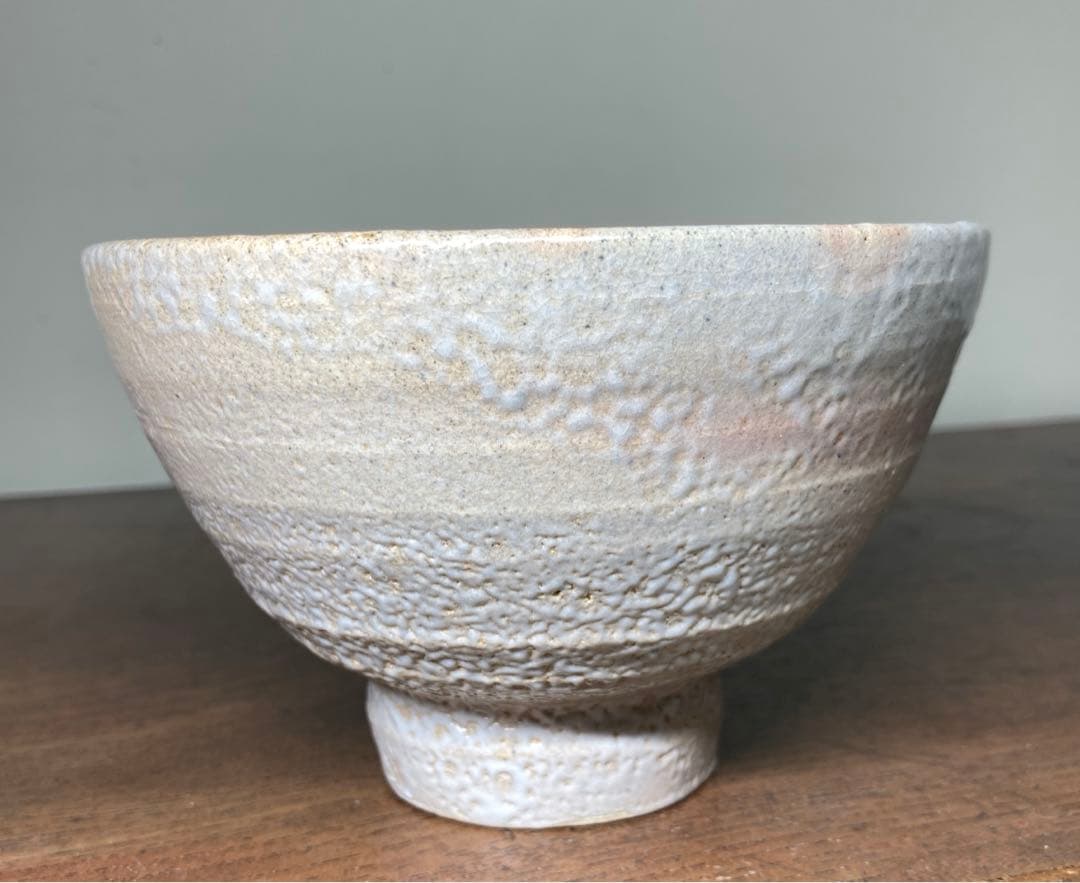 茶道具】韓国 人間国宝 扑世琦造 茶碗