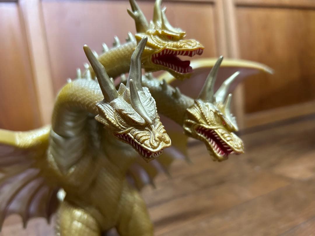 キングギドラ　ビッグサイズソフビ（箱付き）