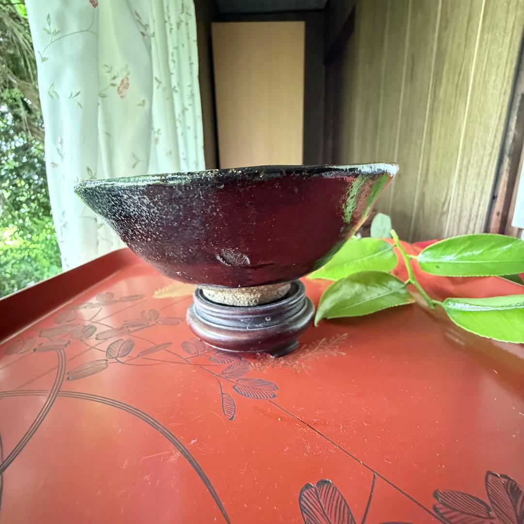 超限定リリース‼︎黒茶盌の佳品‼️井戸茶盌 在銘 楽