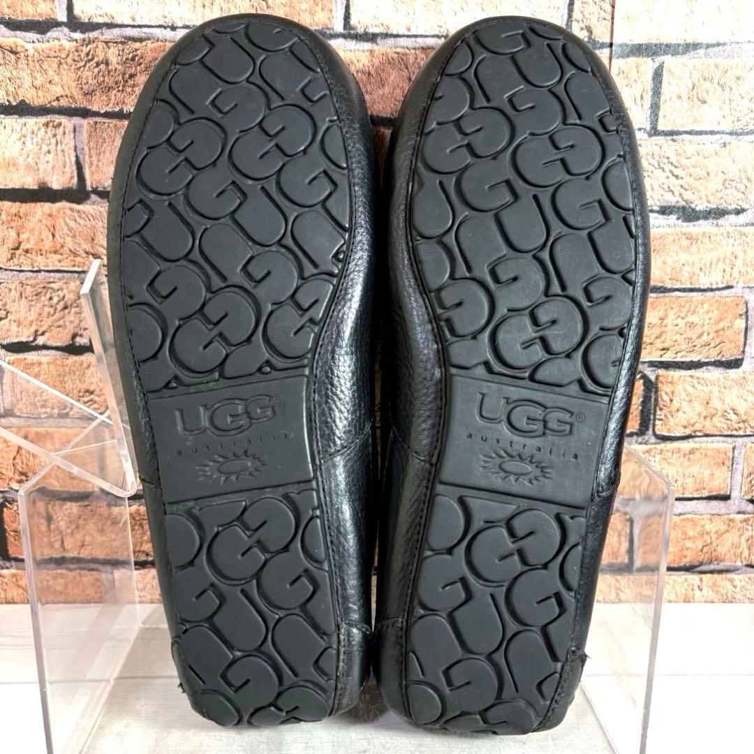 希少■UGG■モカシン■スリッポン 5379 アスコット 本革 シボ革