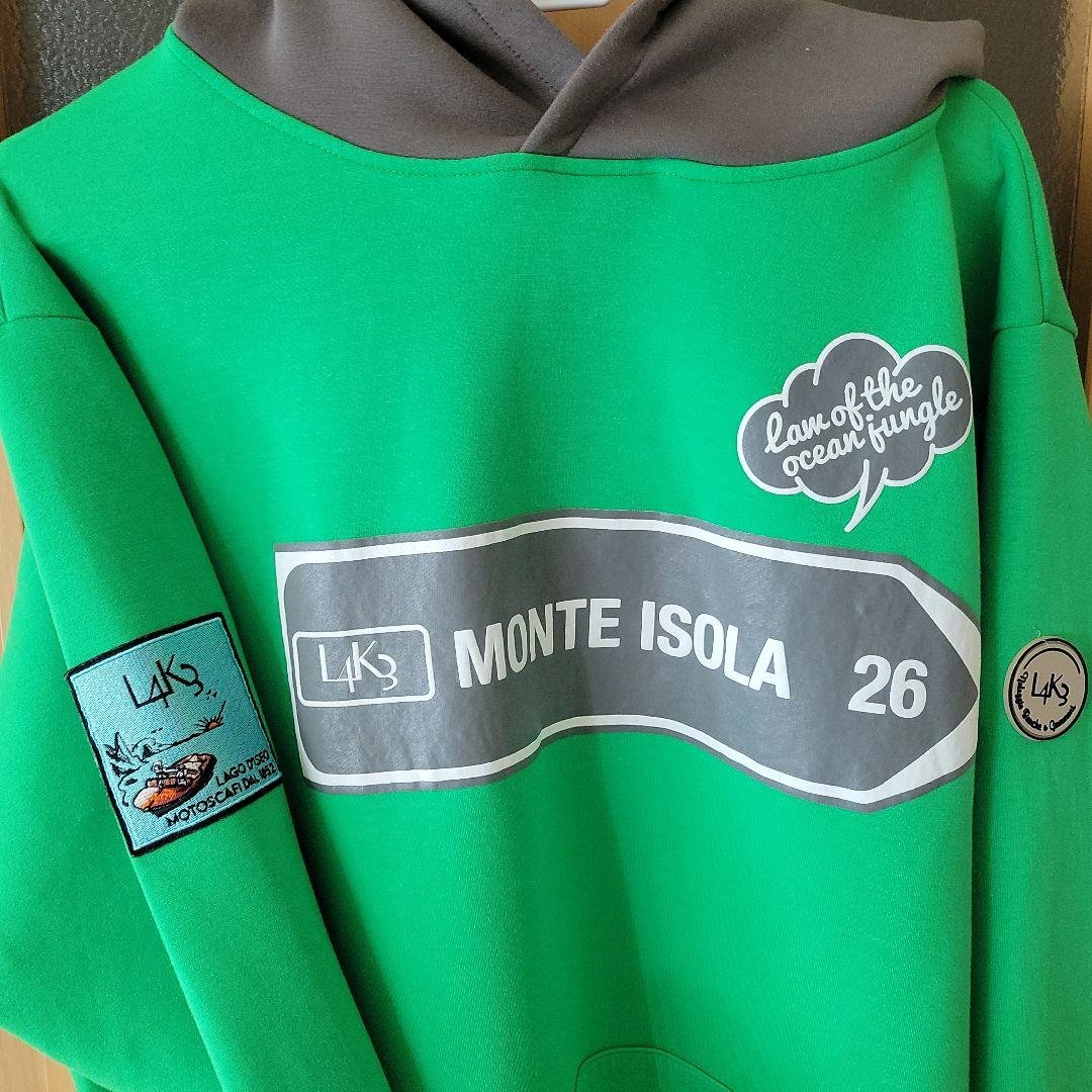 L4K3×muta】ライトボンディングパーカーMMJC-443308LK-GN