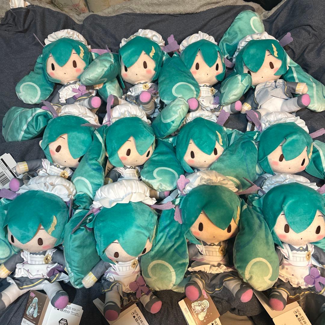 初音ミク ぬいぐるみ クラシカルメイド ふわぷち 12個セット - メルカリ