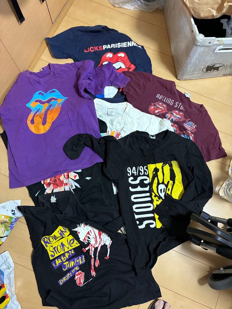 激レア！ローリング・ストーンズ Tシャツ7枚セット ハックニー・ダイアモンズ '24ツアー』キックオフ記念Tシャツ予約受付
