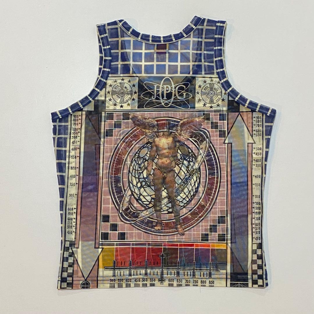 ジャンポールゴルチエ JPG パワーネット タンクトップ ダビデ像 日本製 40