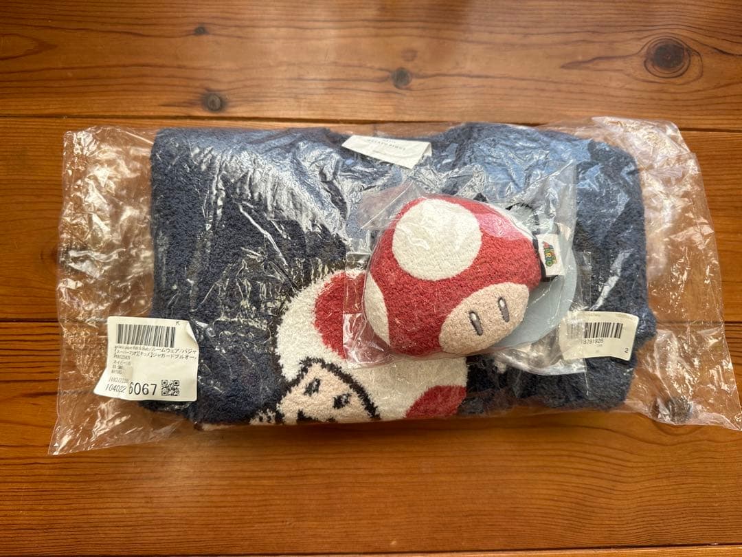 【新品未使用】ジェラートピケ×マリオ キノピオ xxsサイズ ラトル付