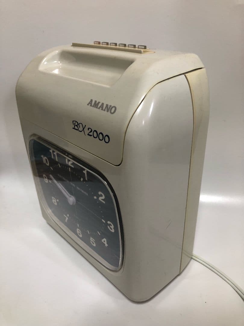 AMANO タイムレコーダー BX2000（タイムカード）