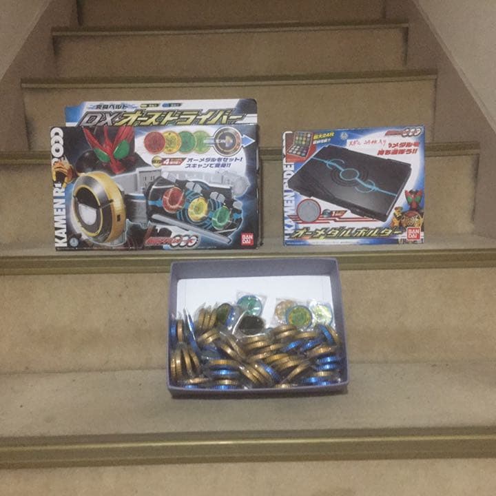 仮面ライダーオーズ DXオーズドライバー&メダルケース&オーメダル65枚