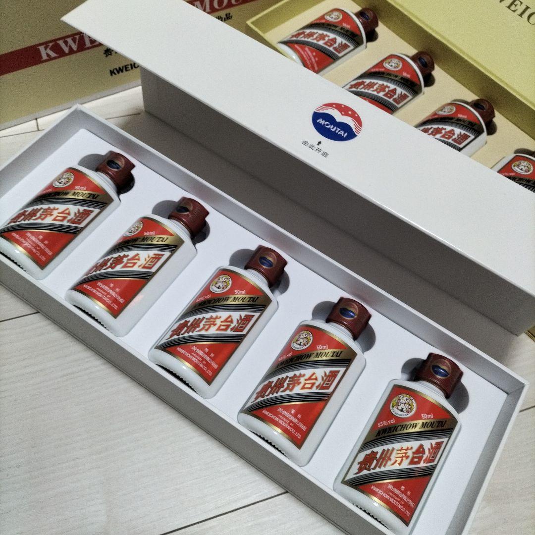 新品】黄州茅台酒50ml × 6本セット◇ギフトボックス2個