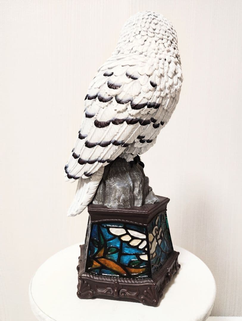 ハリーポッター ヘドウィグ オルゴール ステンドグラス柄 インテリアにも