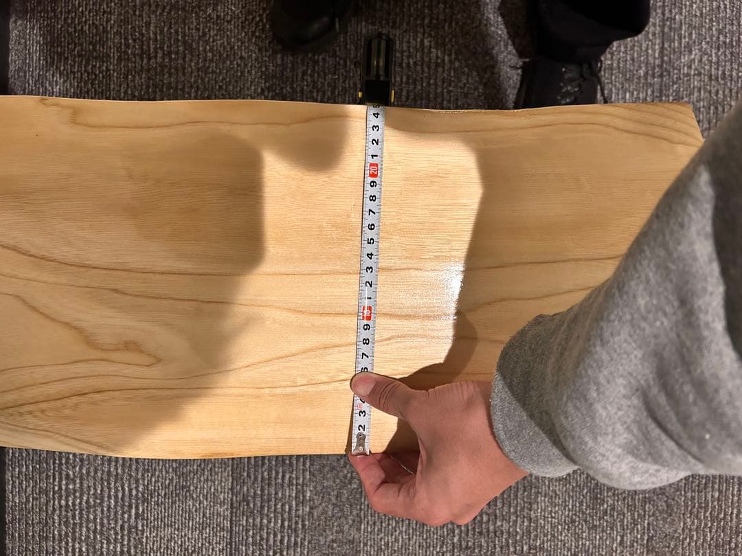 国産栓の木 折りたたみ机 一枚板 ハンドメイド