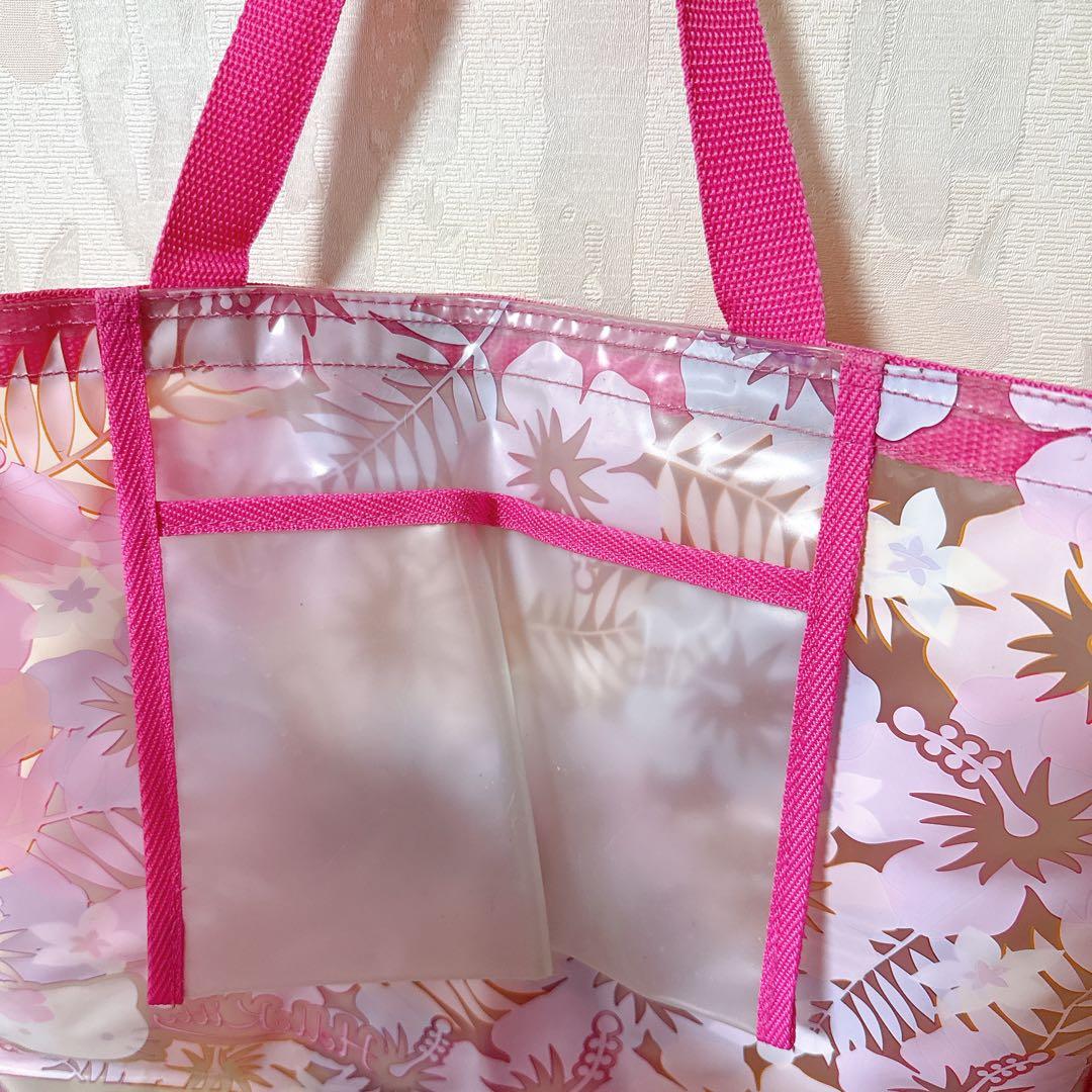 ☆レア☆ハローキティ ビニールバッグ ハイビスカス 平成レトロ ギャル